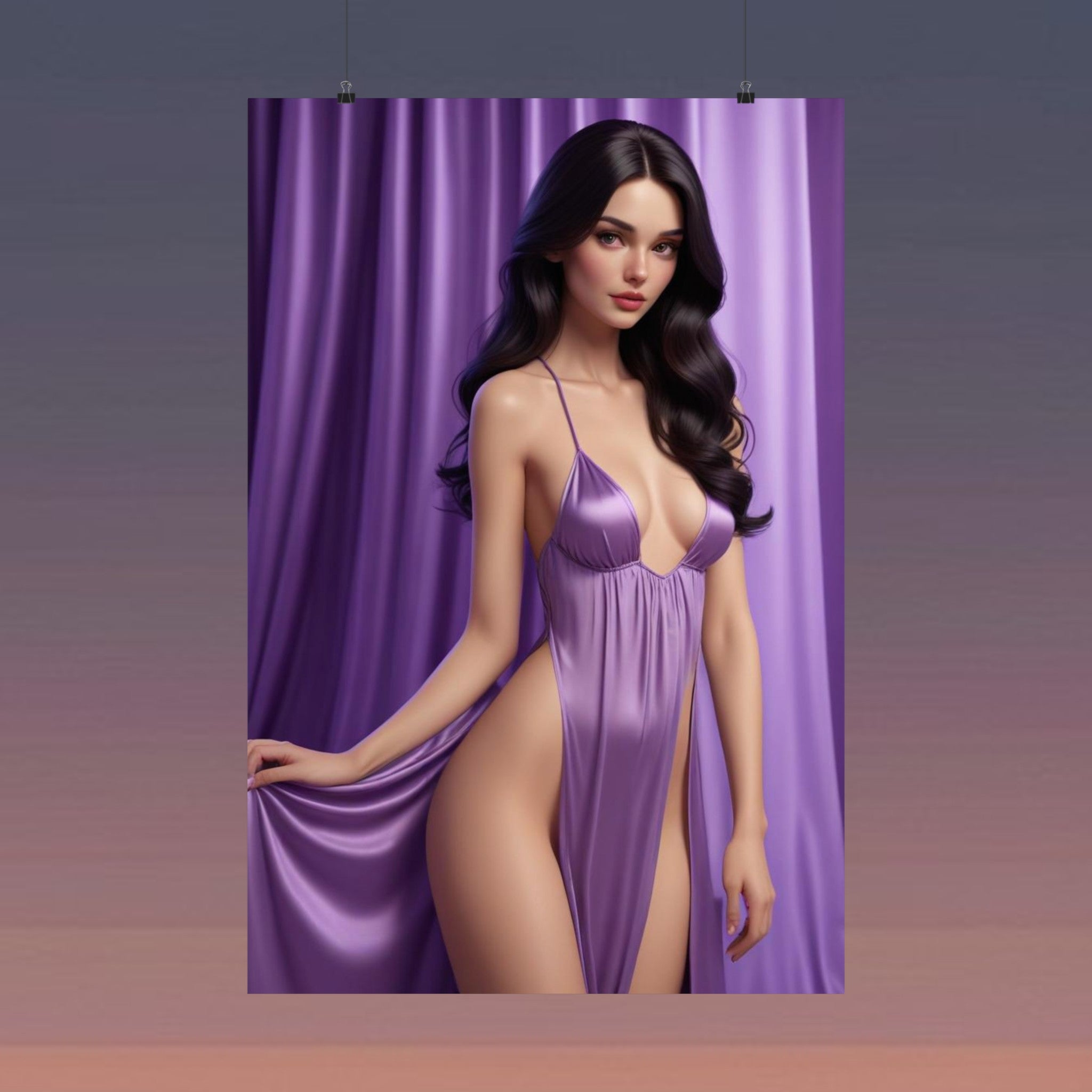 "Sexy Lady" Wall ART Large Poster 24" By 36"