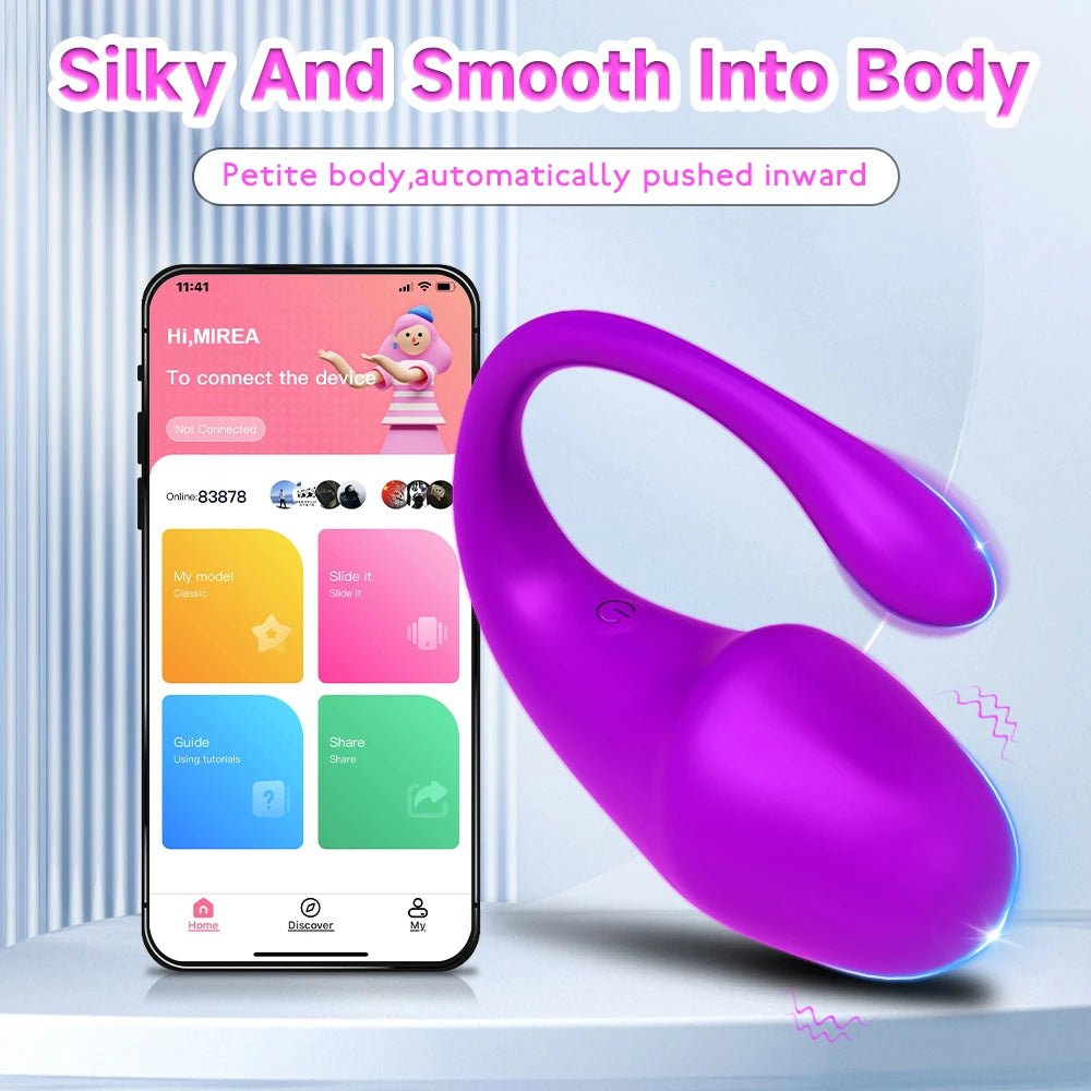 Kabelloser G-Punkt-Vibrator mit App-Fernbedienung 